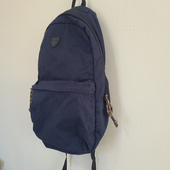 Polo Ralph Lauren Light Weight Canvas Backpack Navy Polo Logo Shield Patch - Picture 3 of 12
